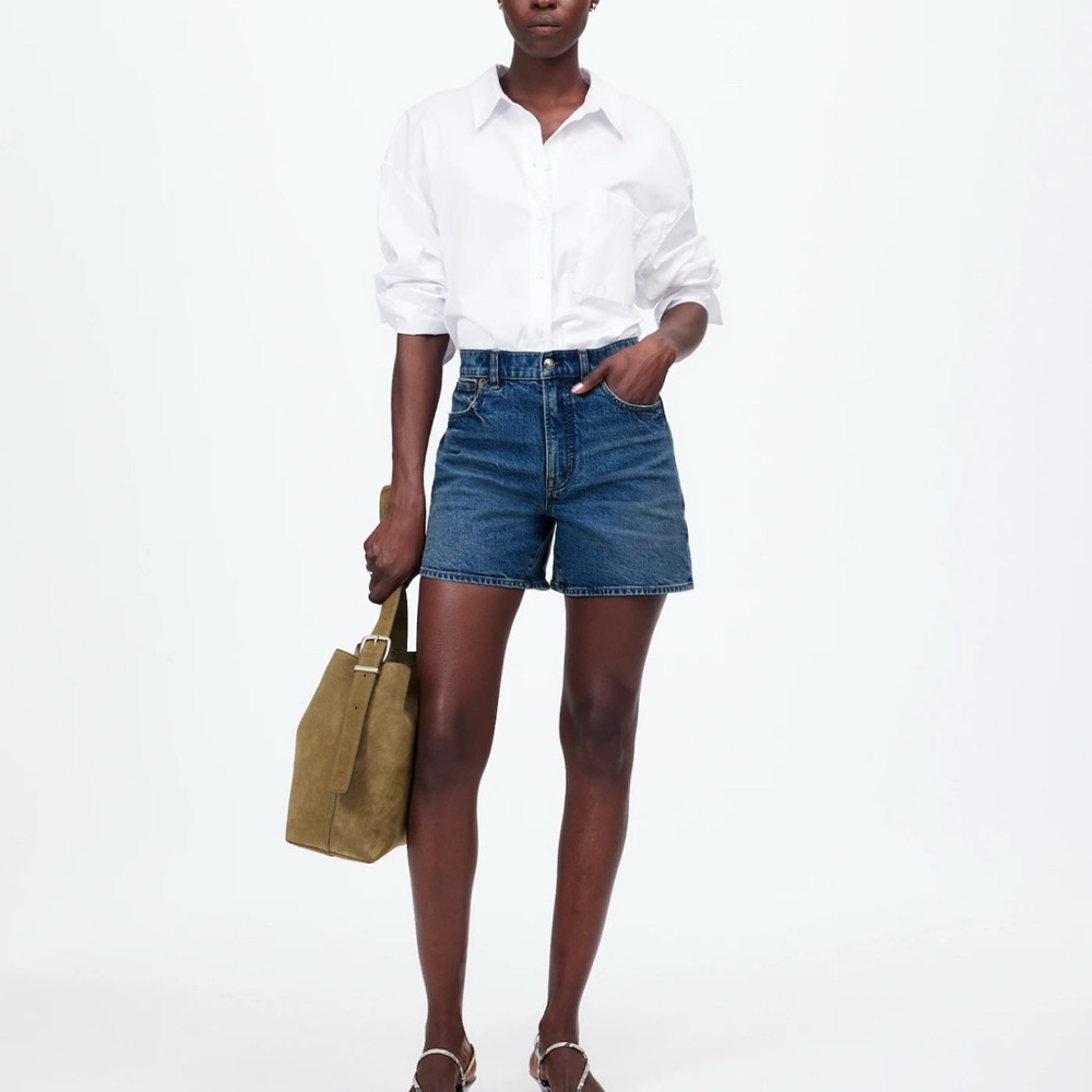 Madewell the perfect mid-length Jean short
